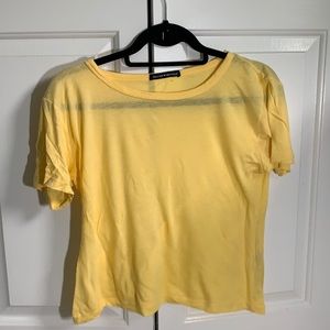 Yellow Brandy Melville shirt!